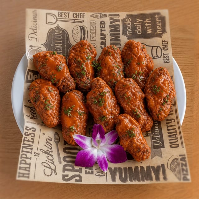 Chicken Wings (10) Combo.